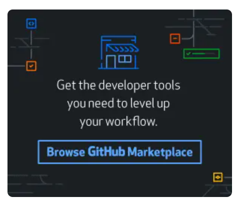 GitHub banner ad